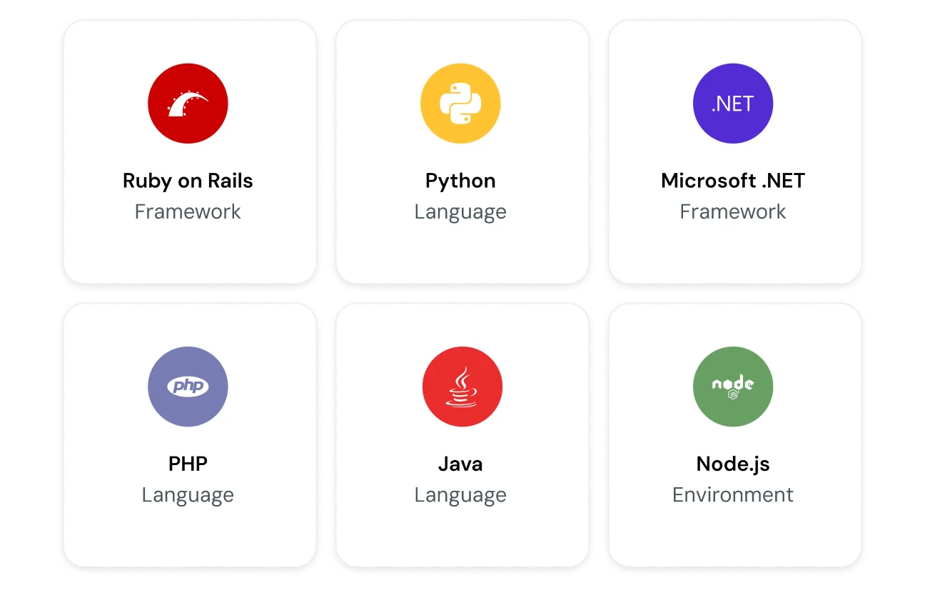 Programming language icons