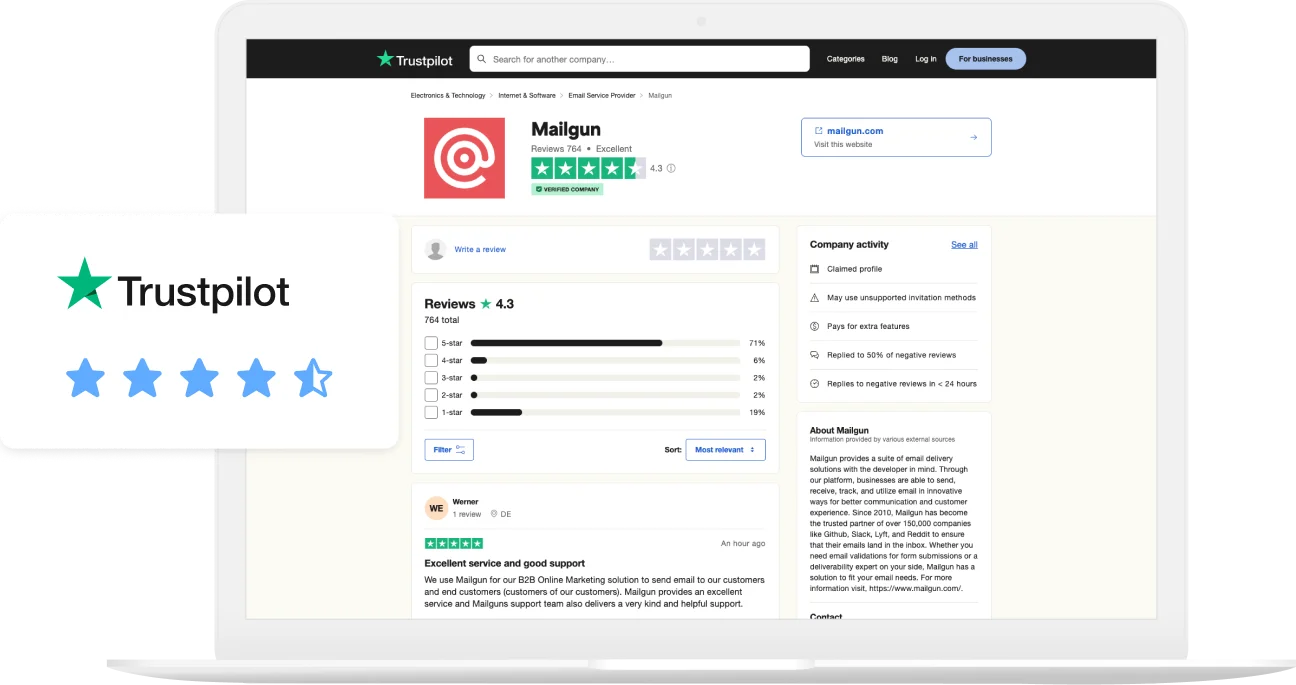 Image for Trustpilot - 4.3/5 stars