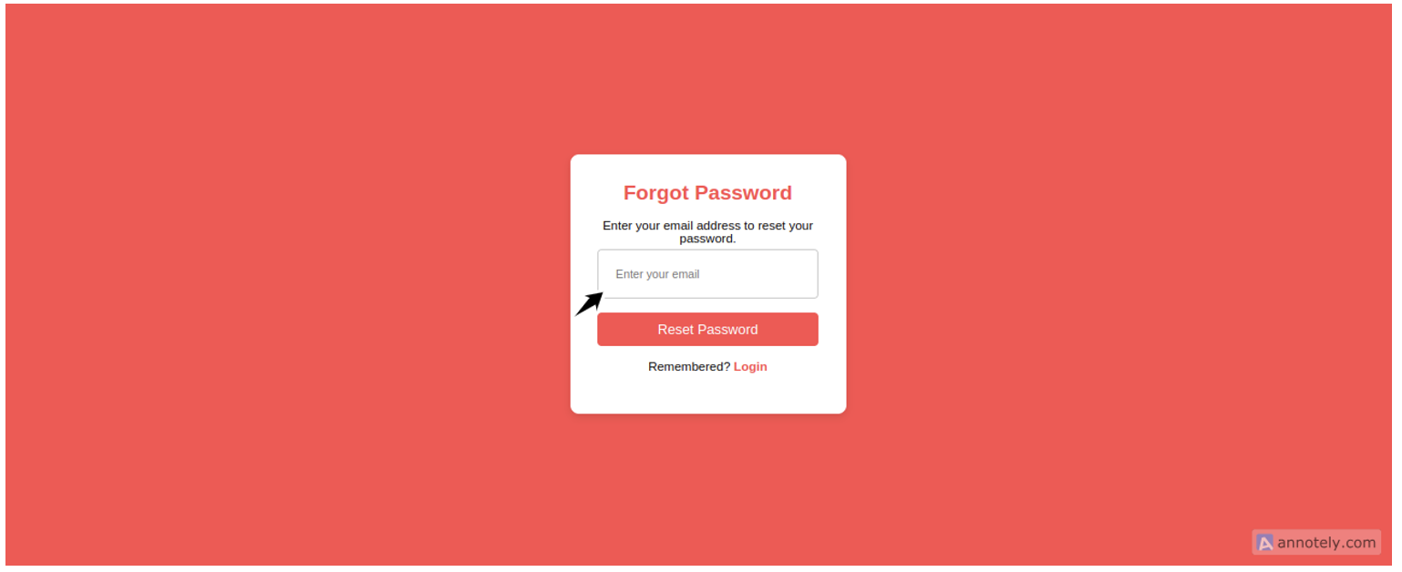 Forgot Password Reset Image