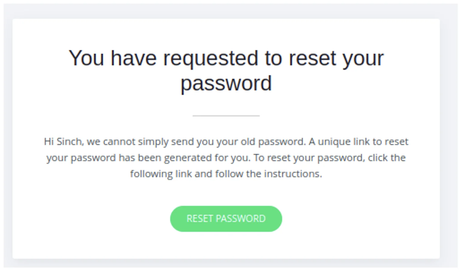 Reset Password Request Image