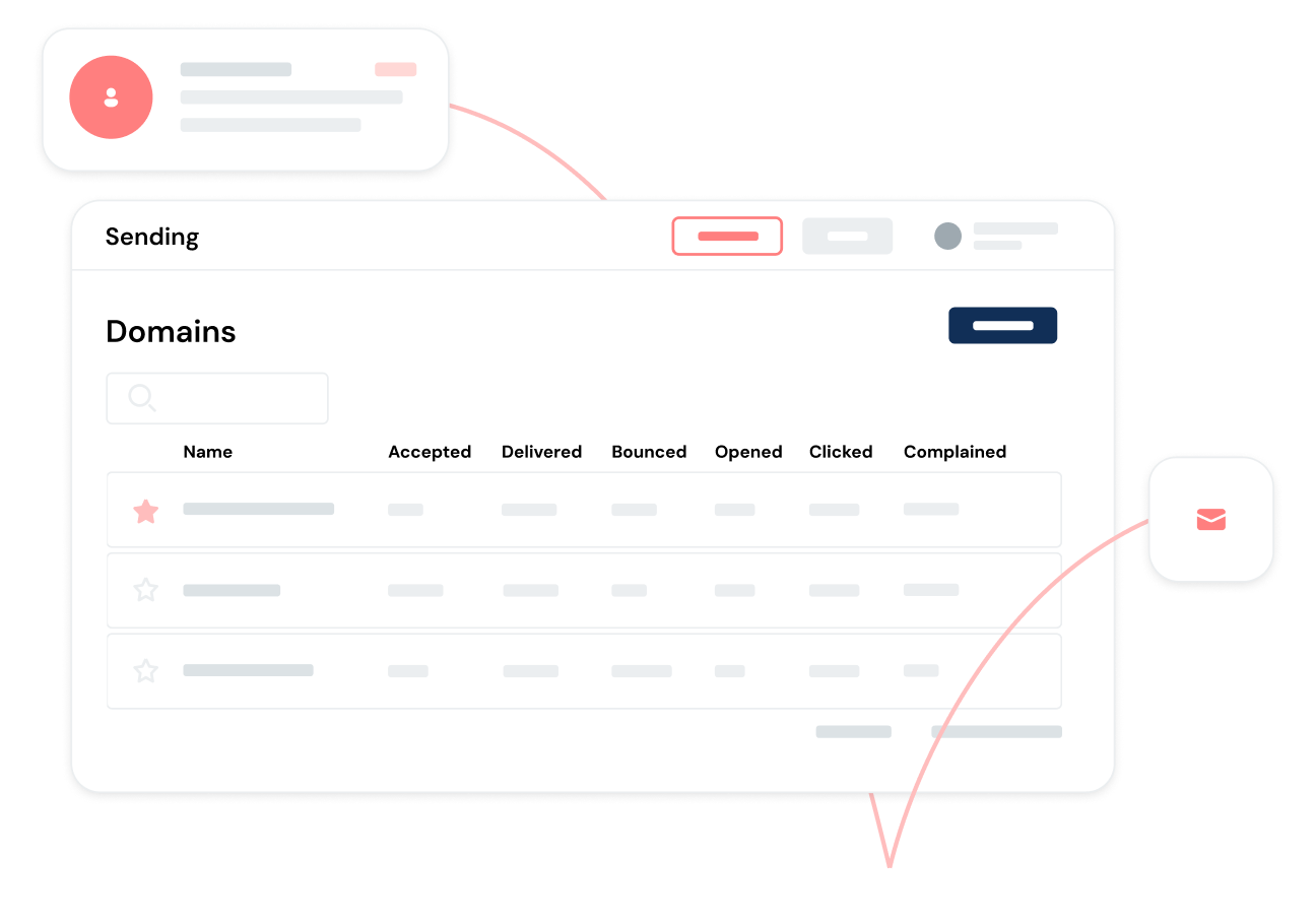 Manage email bounces.