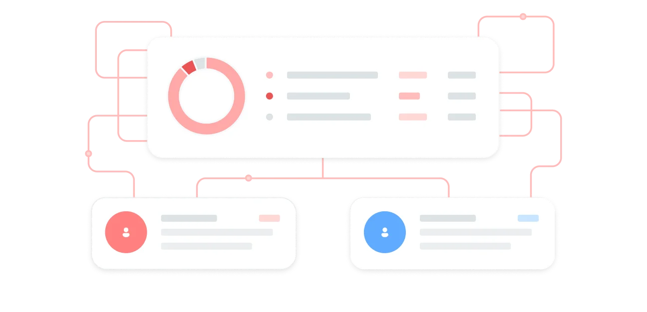 Illustration of an icon representing integration.