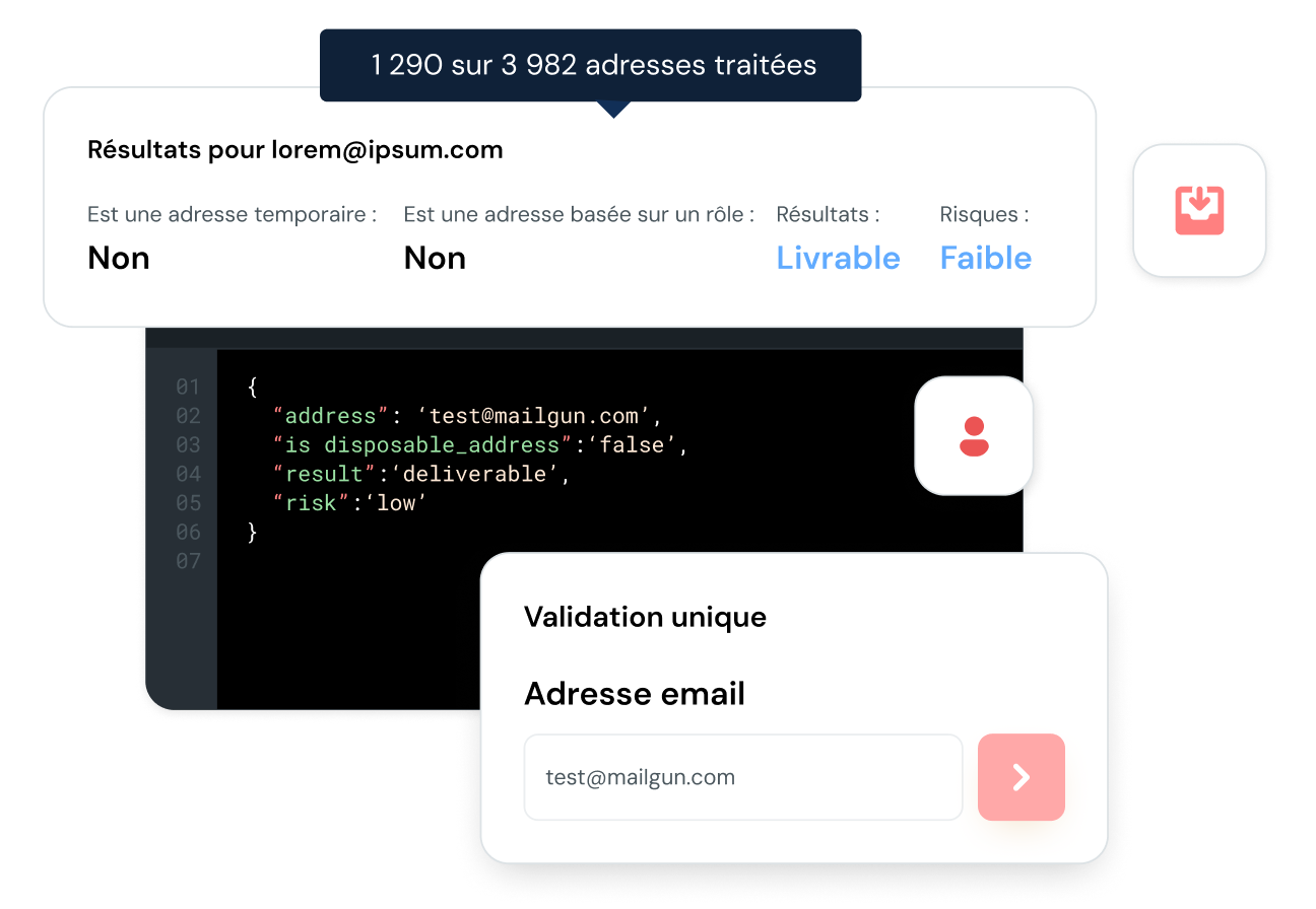 API de validation des emails unique