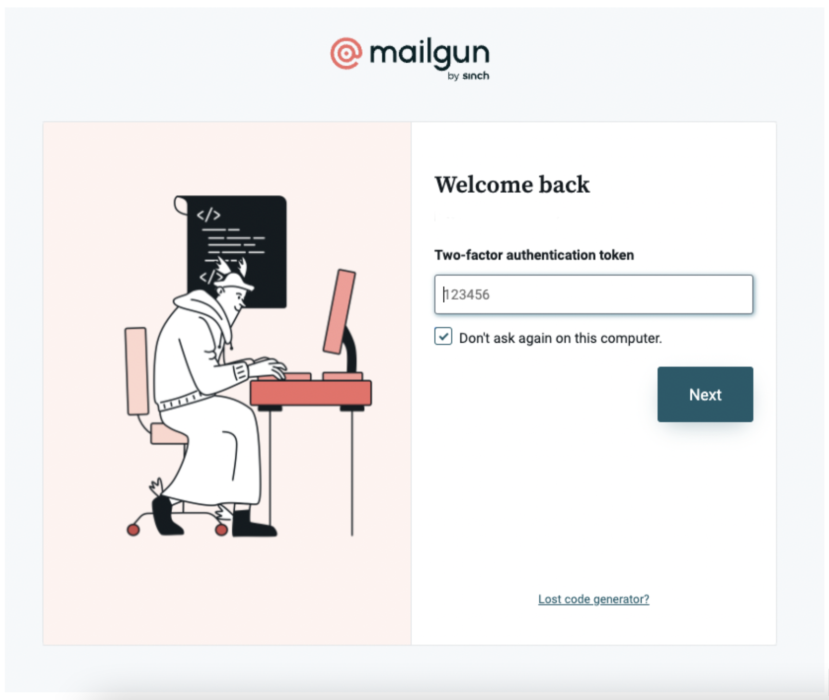 Mailgun’s 2FA challenge