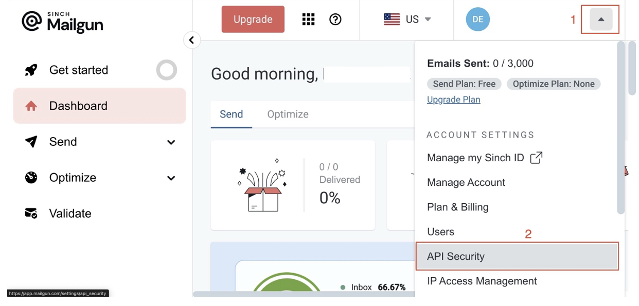 API Security screen