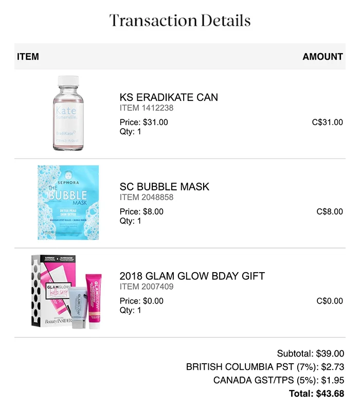 email-sephora-items