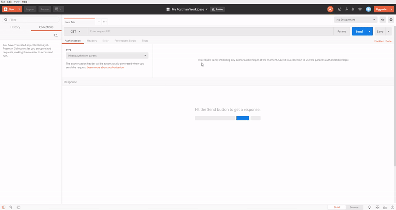 GIF of how to import Mailgun collection into Postman
