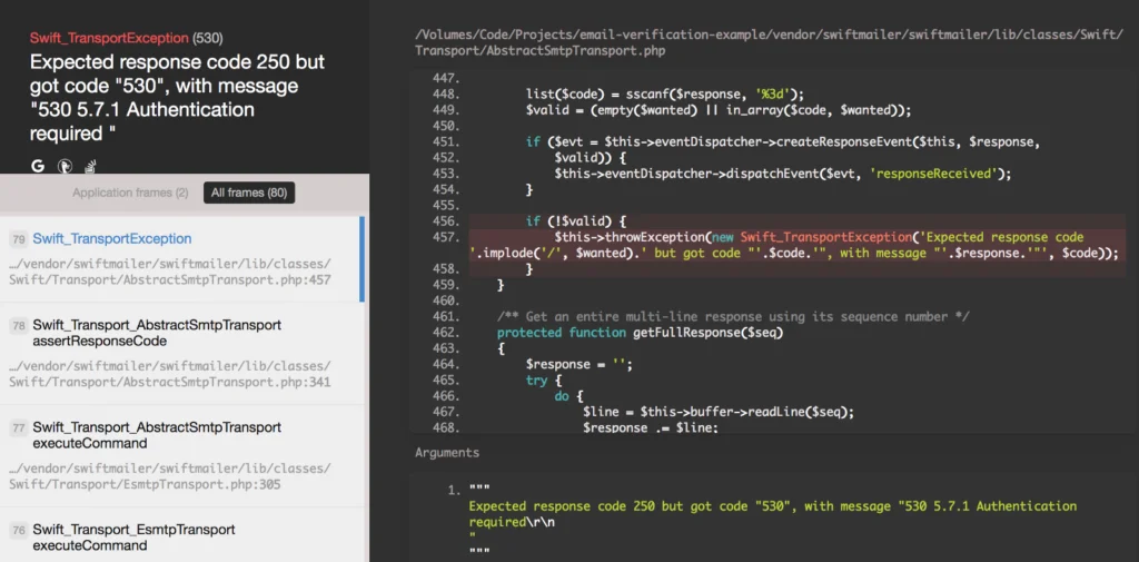 Laravel code