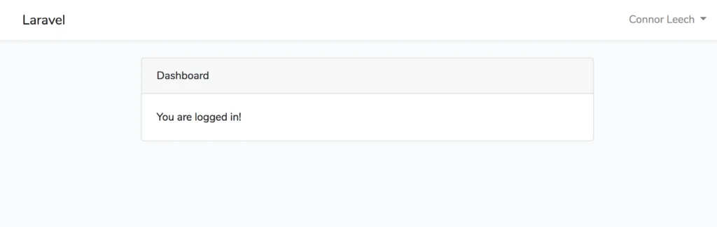Laravel login