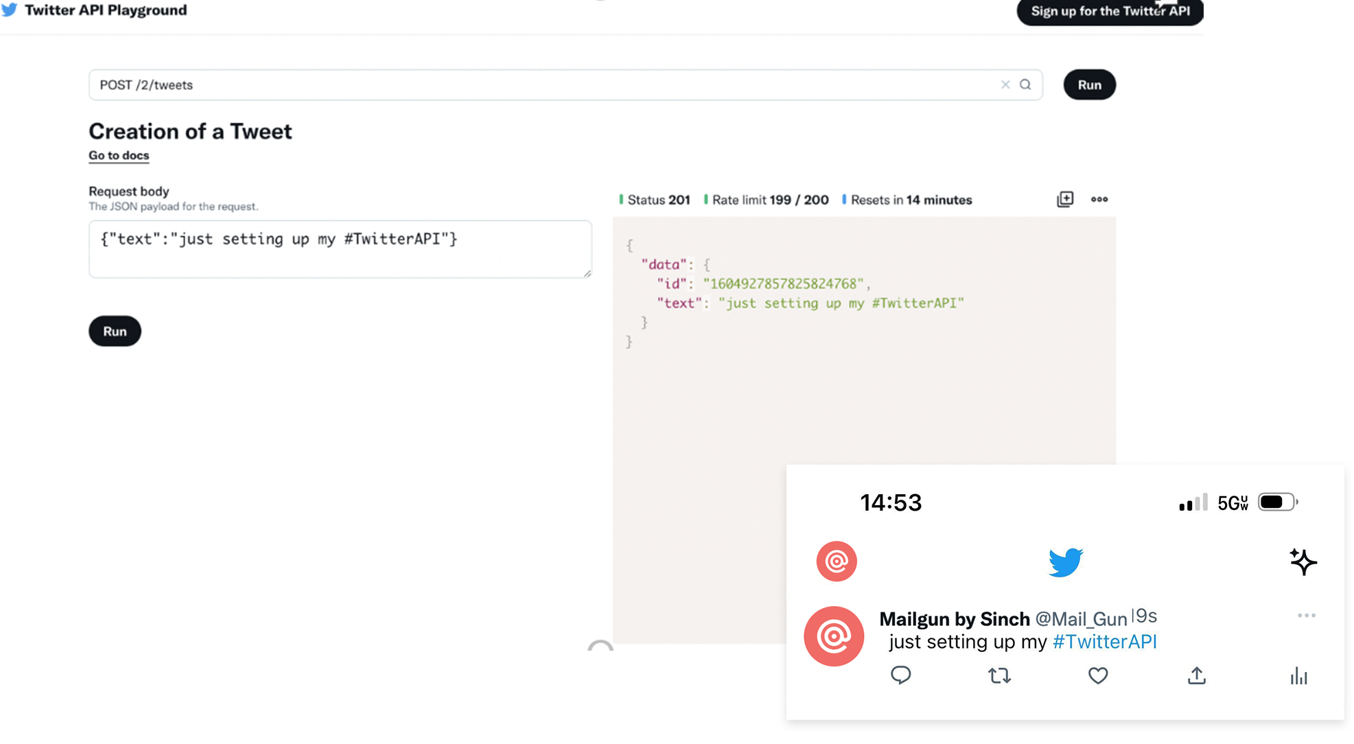 Twitter's API